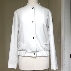 White Bomber Jacket